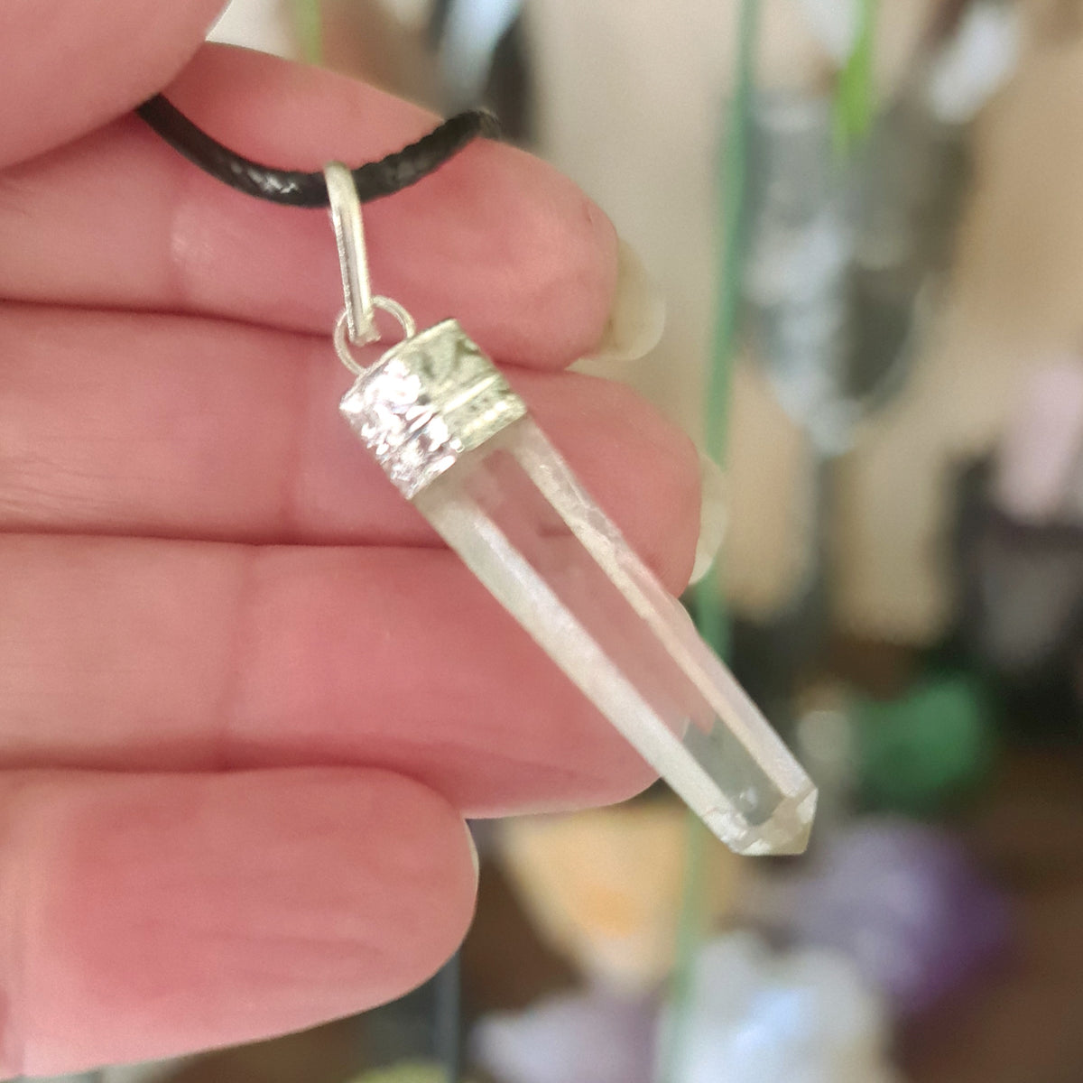 Clear Quartz Necklace Set