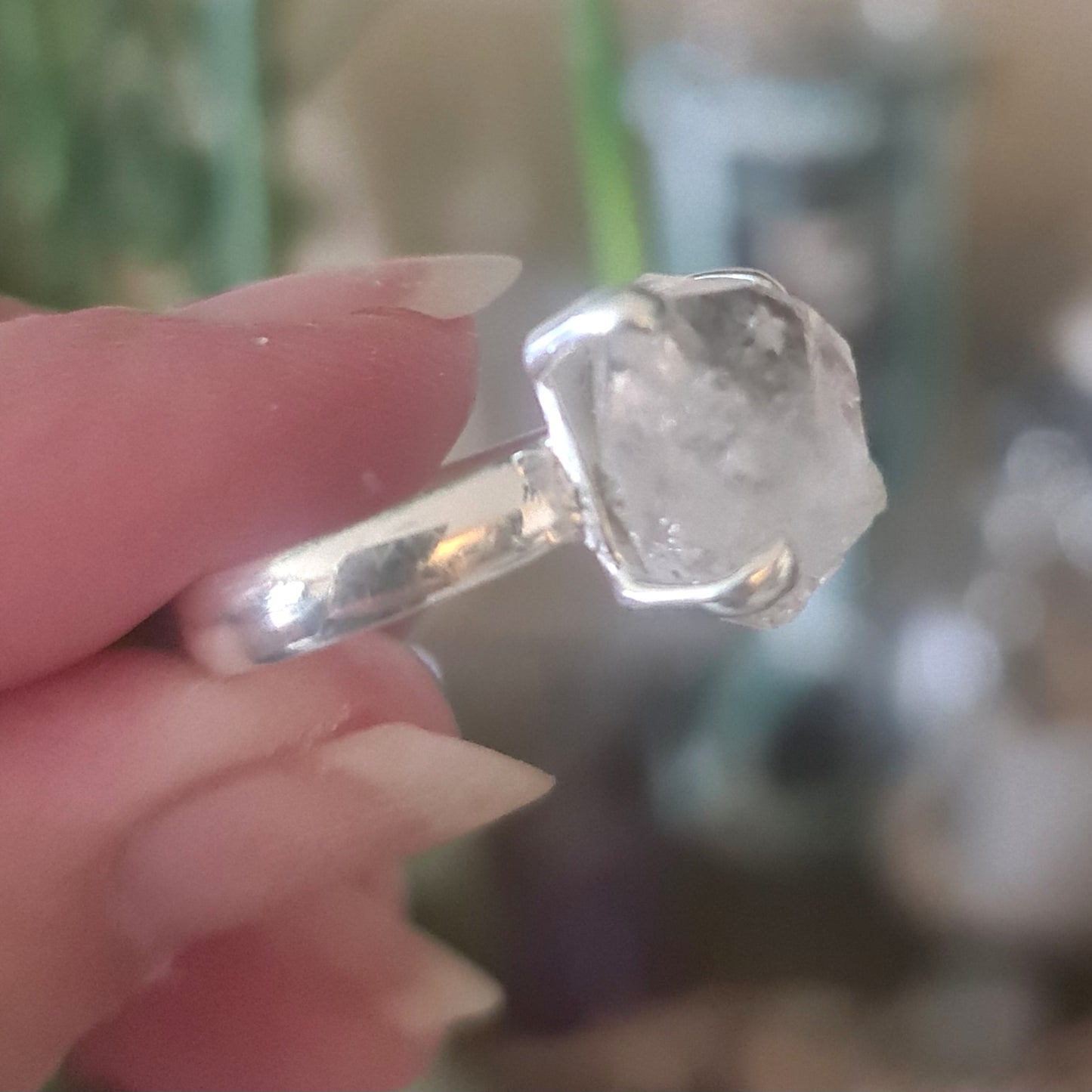 Herkimer Diamond Ring S7