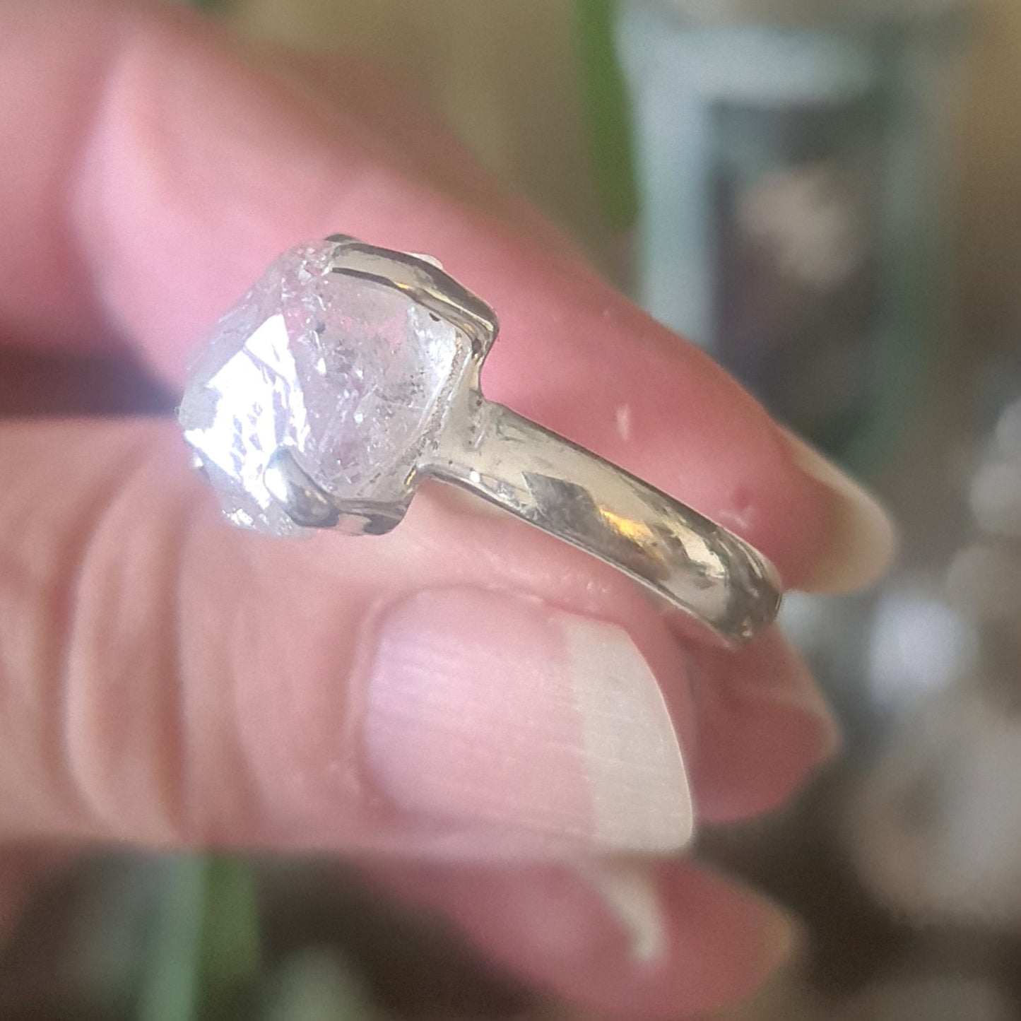 Herkimer Diamond Ring S7