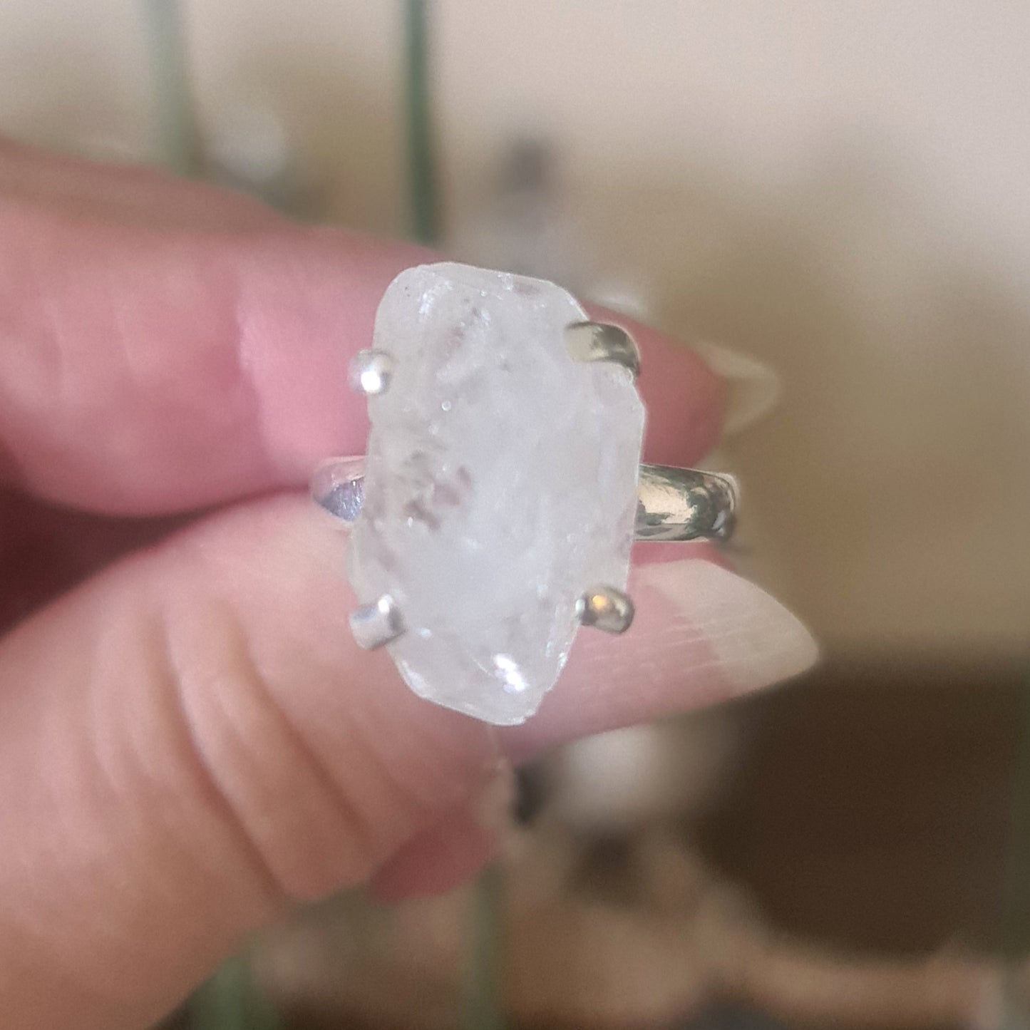 Herkimer Diamond Ring S9