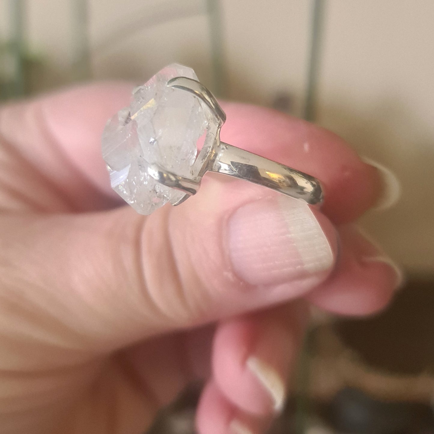 Herkimer Diamond Ring S9