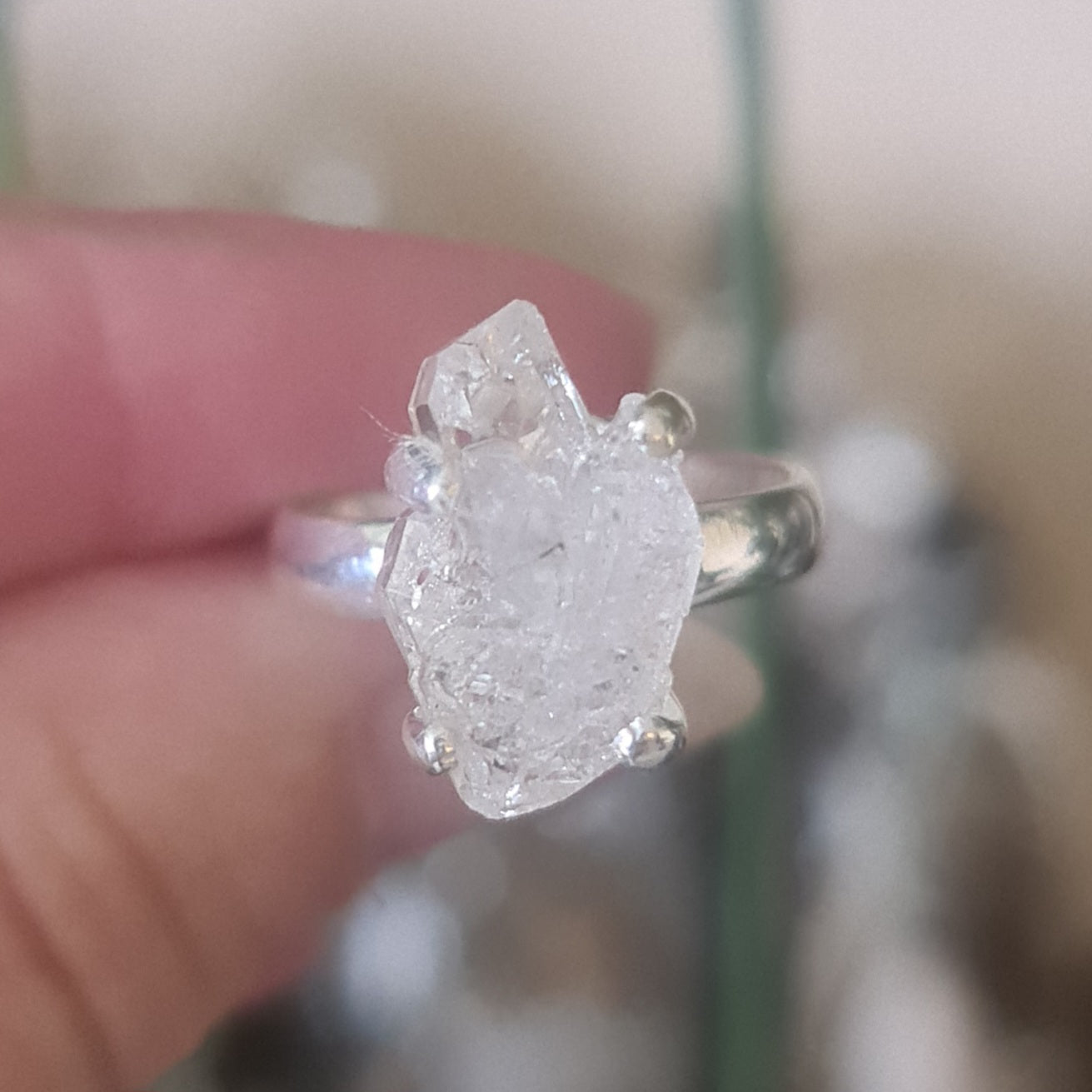 Herkimer Diamond Ring S9