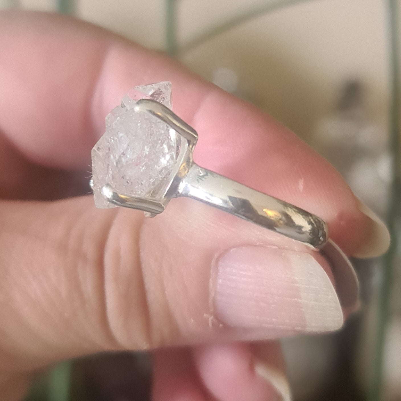 Herkimer Diamond Ring S9