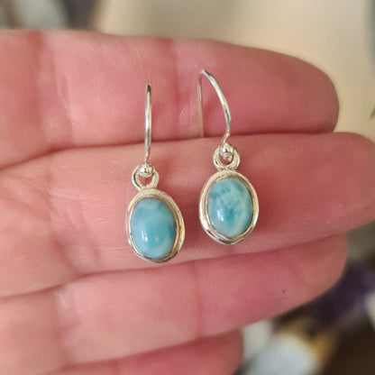 Larimar Earrings - Small