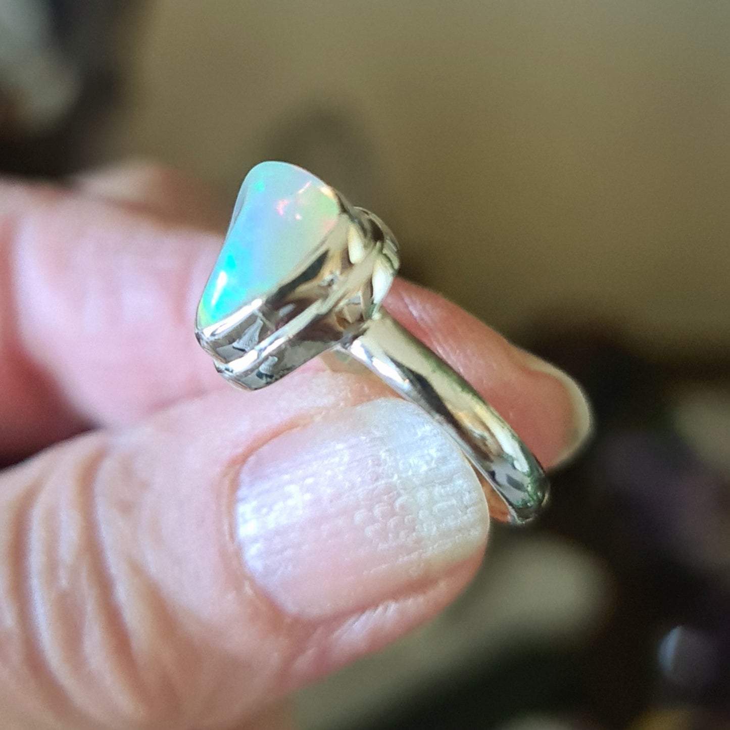 Ethiopian Opal Ring - Size 7