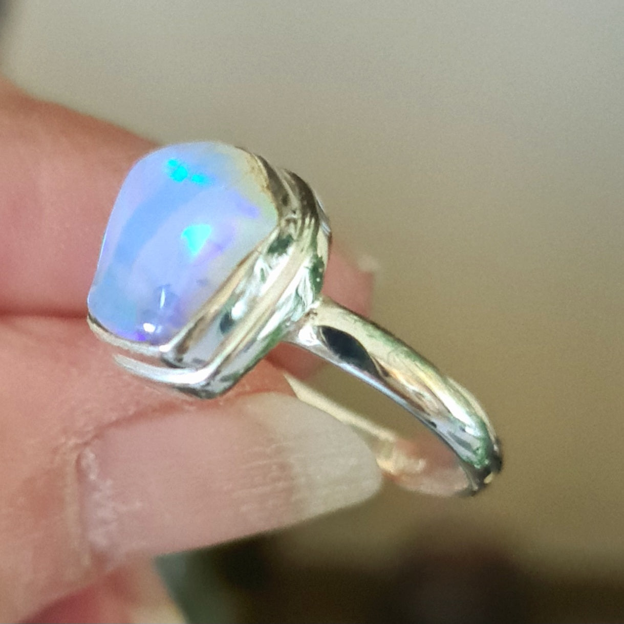 Ethiopian Opal Ring - Size 8