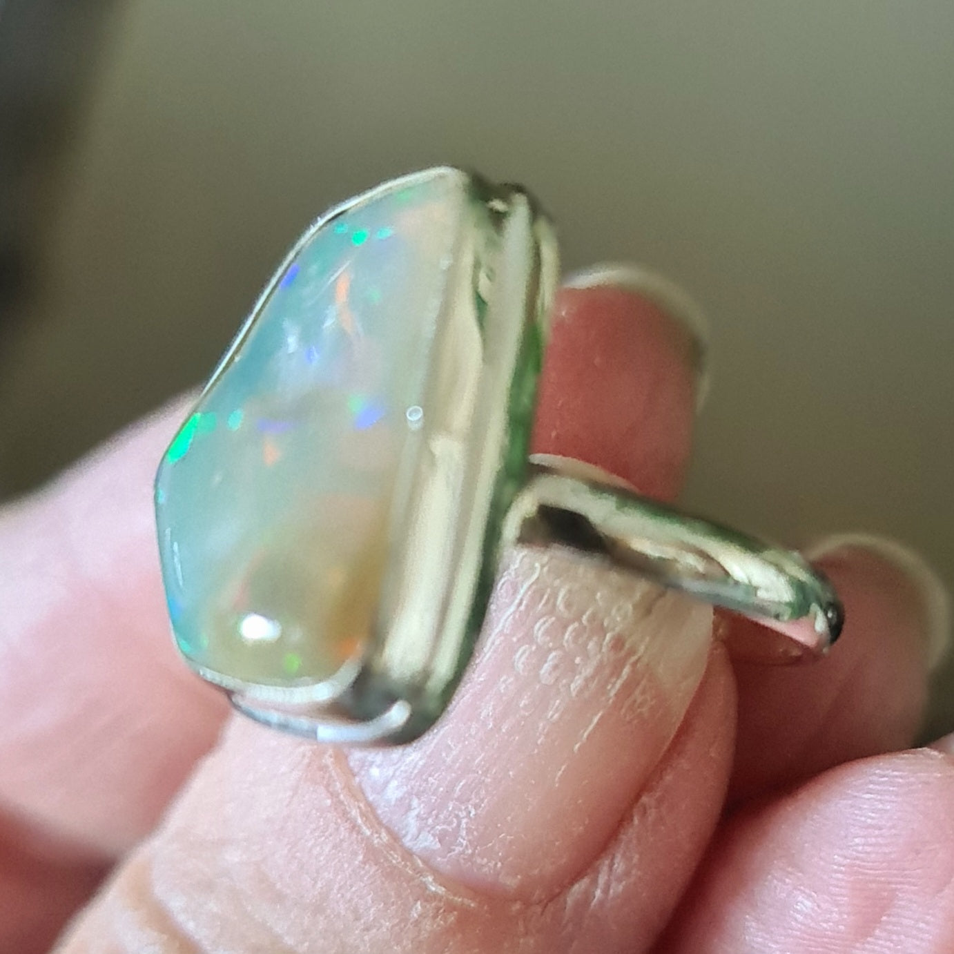 Ethiopian Opal Ring - Size 10