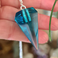 Blue Obsidian Pendulum
