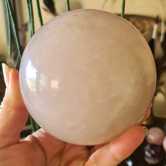 Rose Quartz Sphere - 100Mm