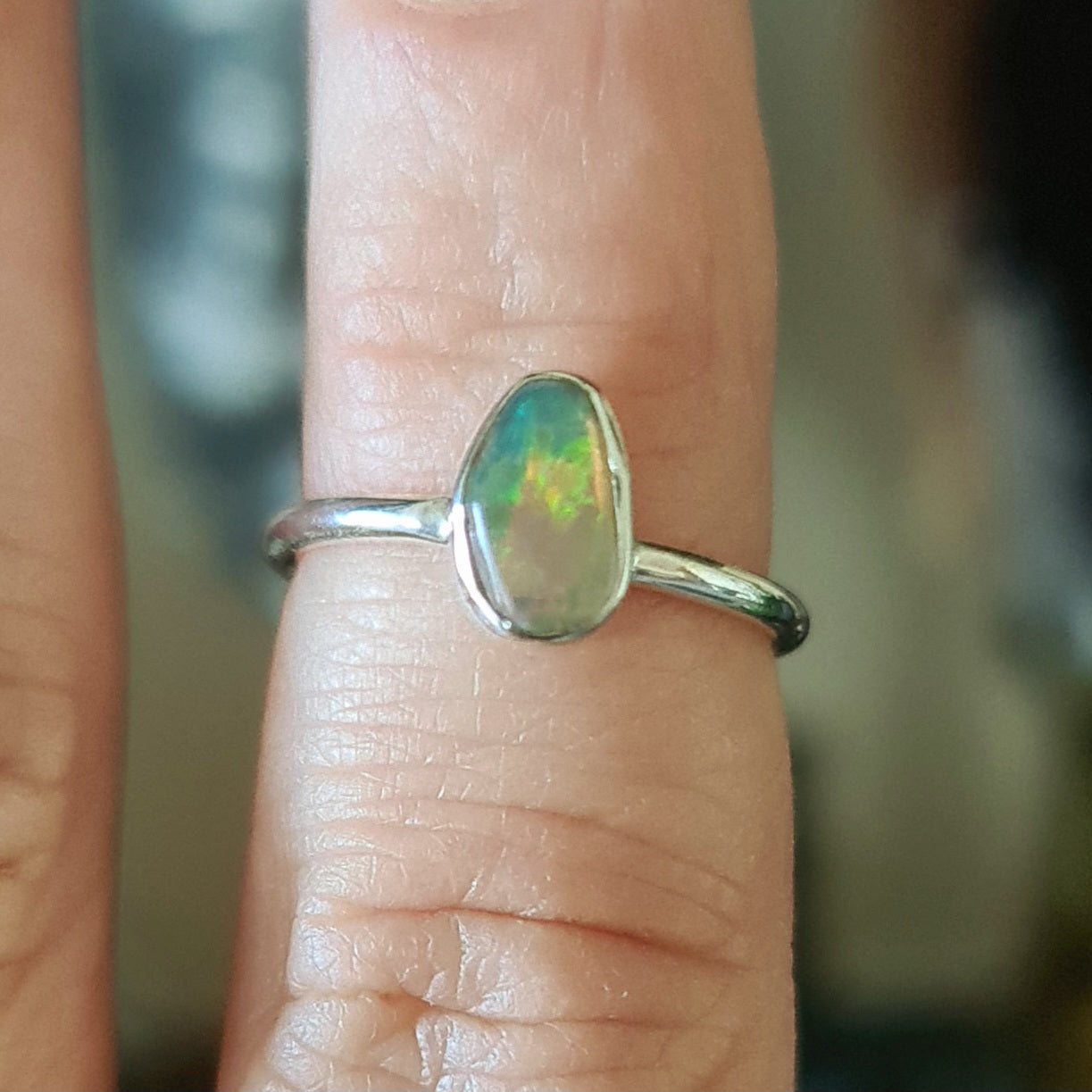 Ethiopian Opal Ring - Size 6