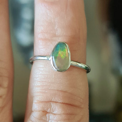 Ethiopian Opal Ring - Size 6