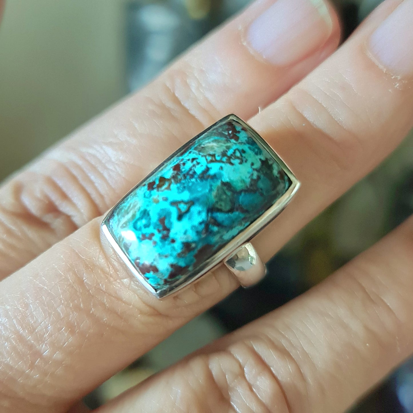 Shattuckite Ring - Size 8