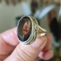 Smoky Quartz Ring - Size 8
