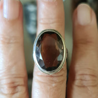 Smoky Quartz Ring - Size 8