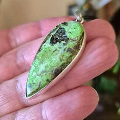 Gaspeite Pendant