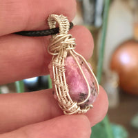 Ruby Wrapped Pendant