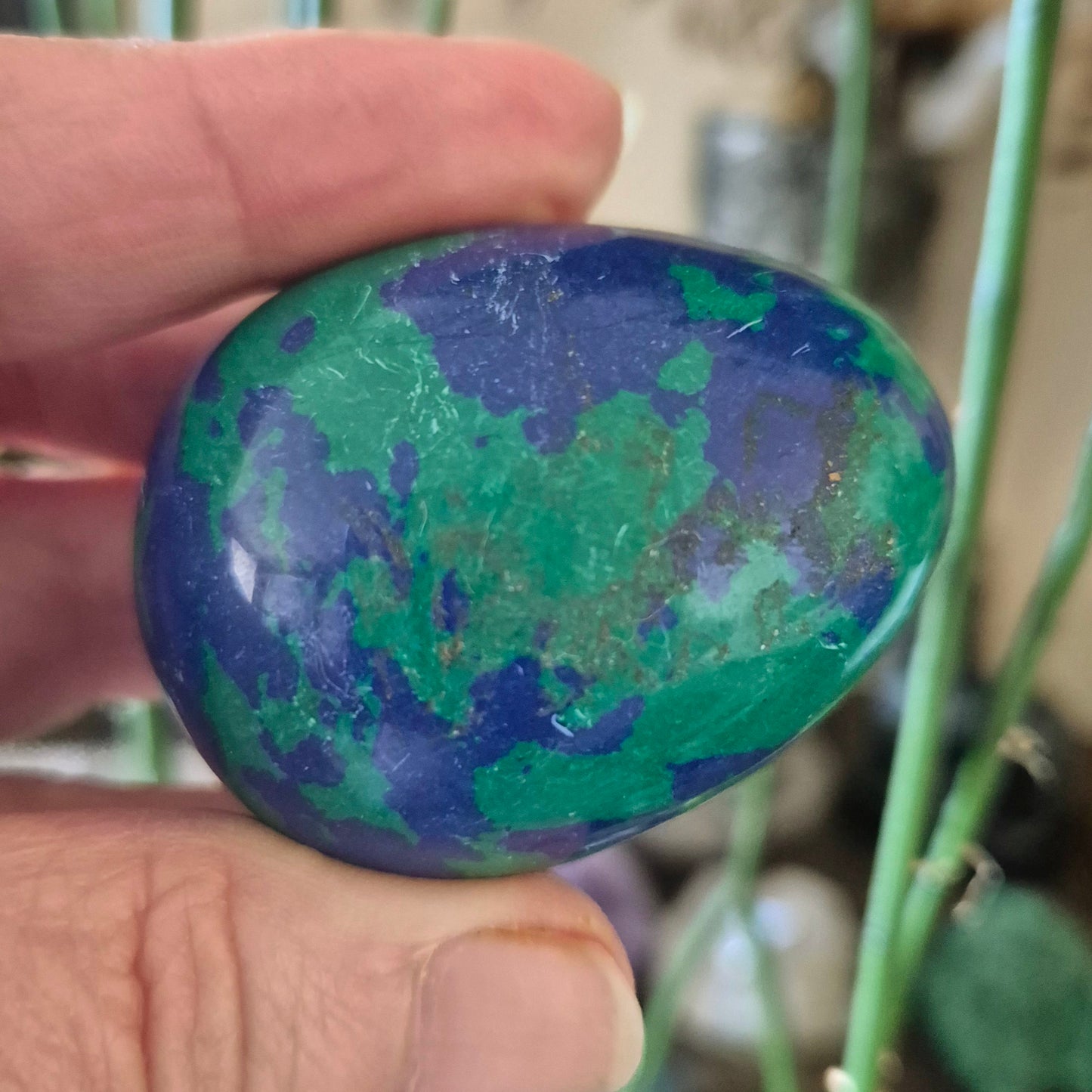 Azurite Malachite Egg