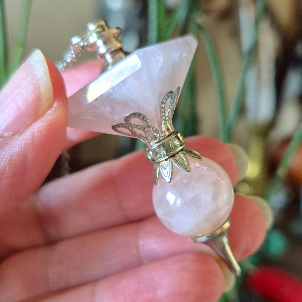Rose Quartz Pendulum