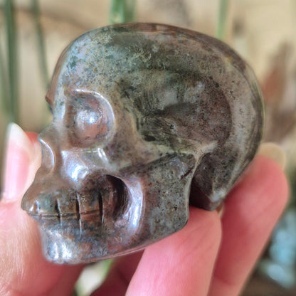 Ocean Jasper Skull