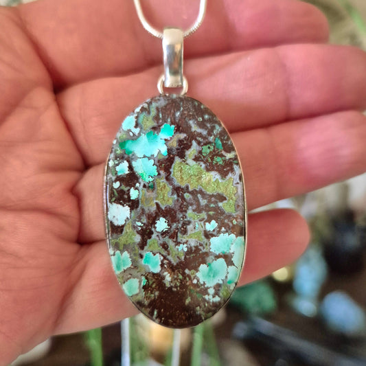 African Turquoise Pendant