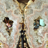 Pink Amethyst Angel Wings