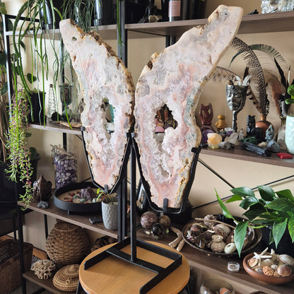 Pink Amethyst Angel Wings - 10Kg