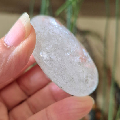 Clear Quartz Palm Stone