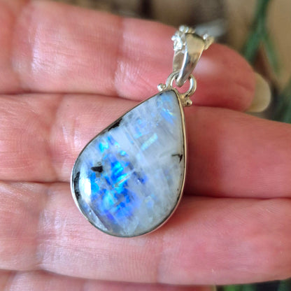 Rainbow Moonstone Pendant