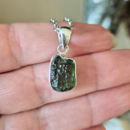 Moldavite Pendant