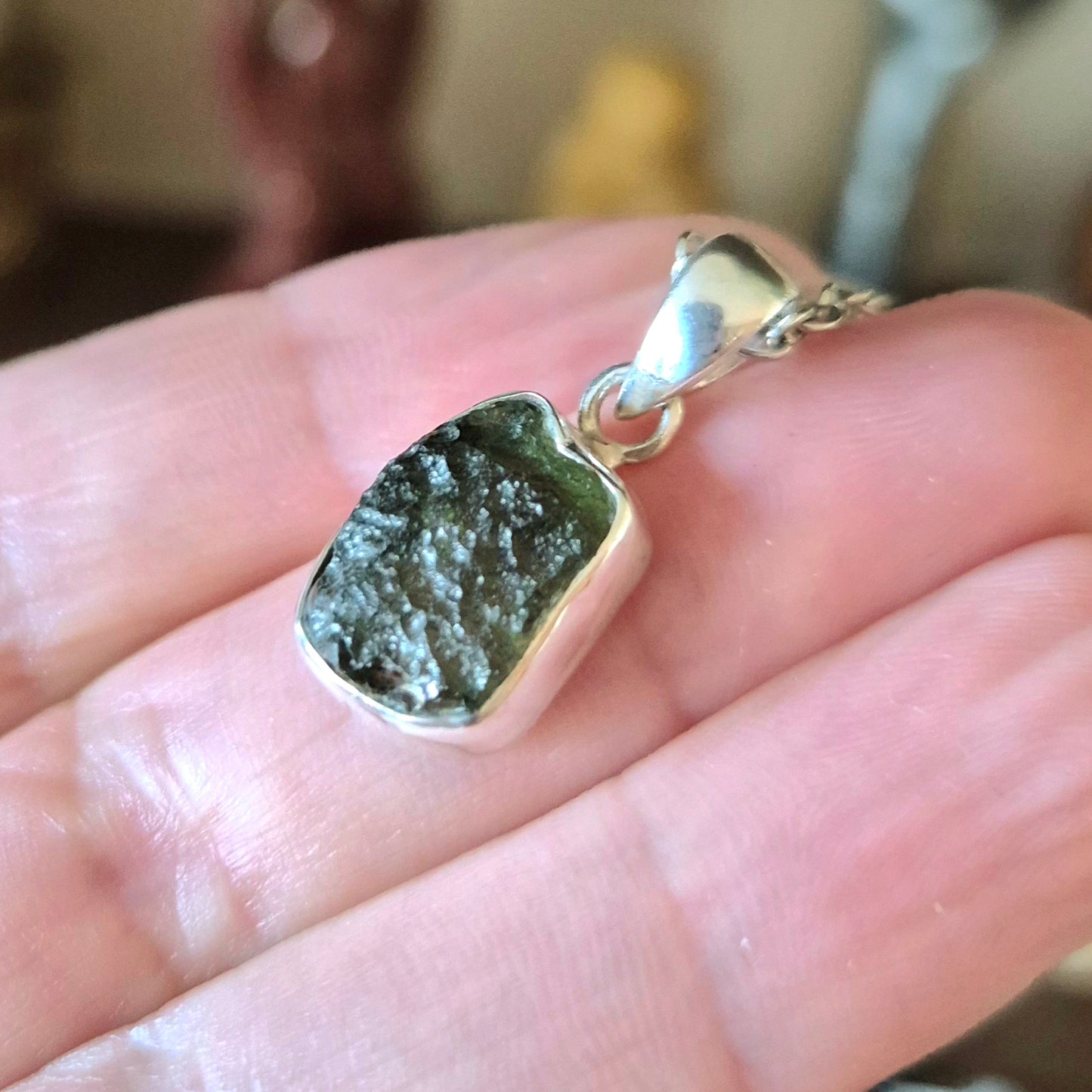 Moldavite Pendant