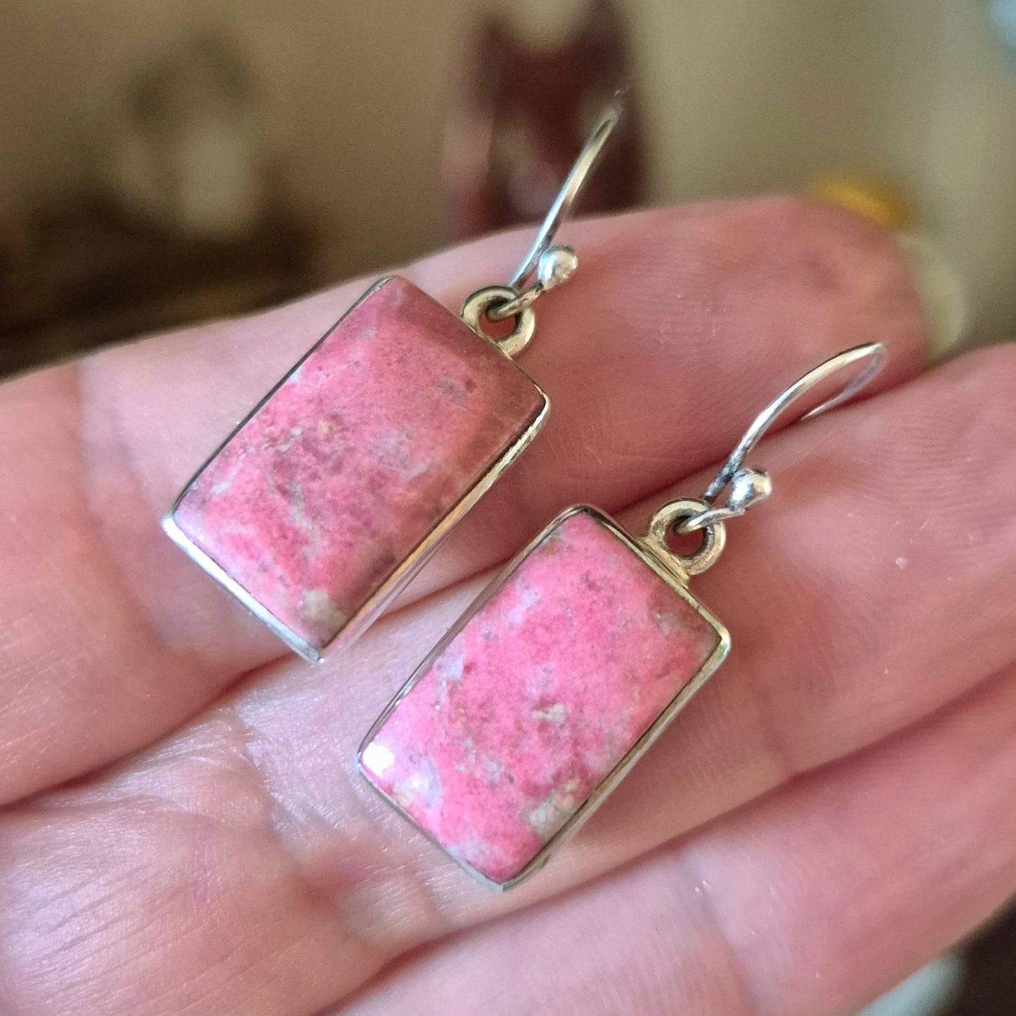 Thulite Earrings