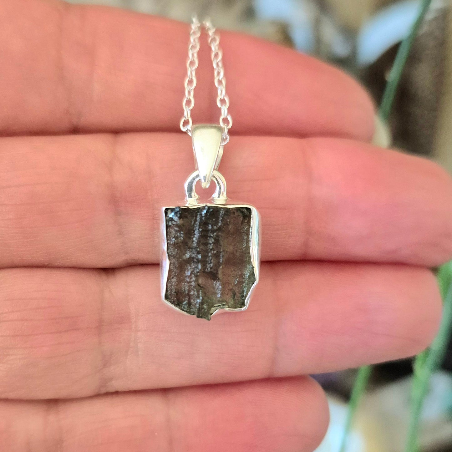 Moldavite Pendant