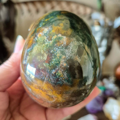 Ocean Jasper Skull