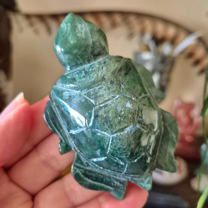 Moss Agate Turtle