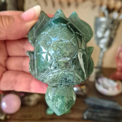 Moss Agate Turtle