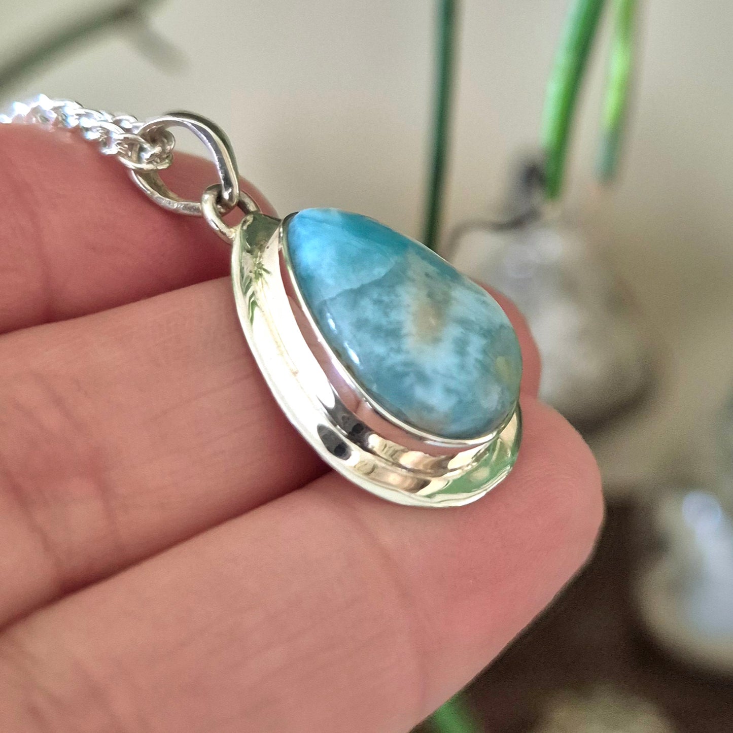 Larimar Pendant