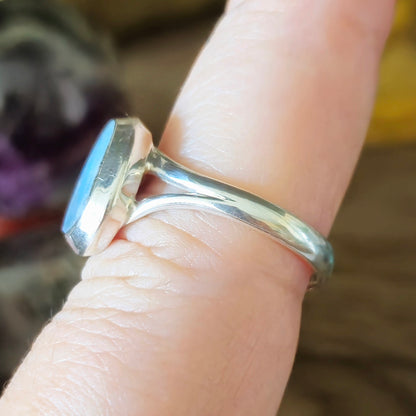Blue Opal Ring Size 9