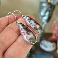 Pink Tourmaline Earrings