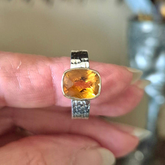 Amber Ring Size 9