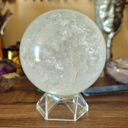 Clear Quartz Sphere 1.07Kg