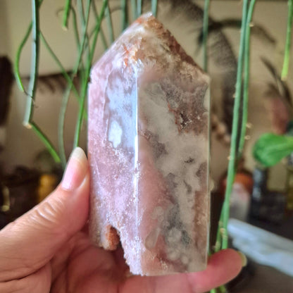 Pink Amethyst Obelisk Point