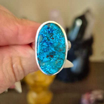 Shattuckite Ring Size 7