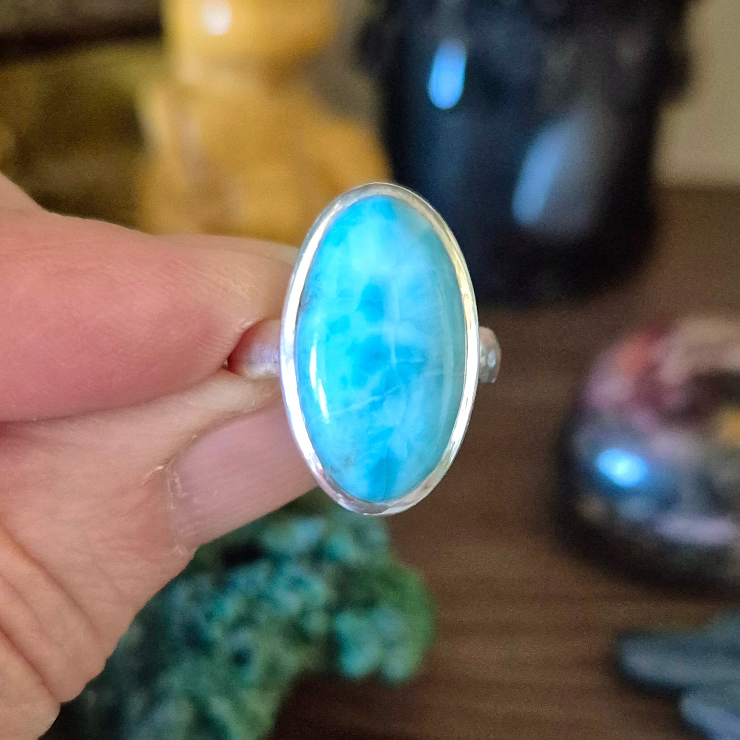 Larimar Ring Size 7