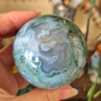 Moss Agate Sphere