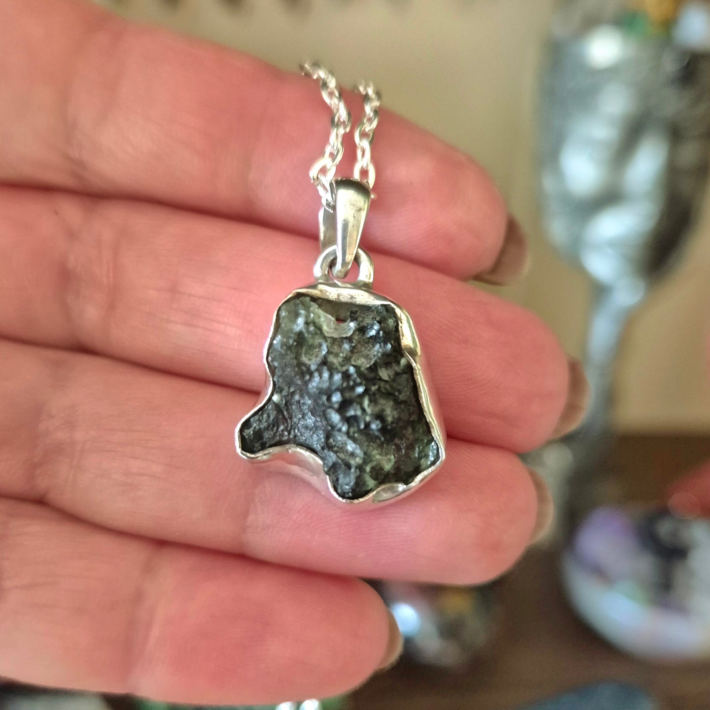 Moldavite Pendant