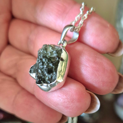 Moldavite Pendant