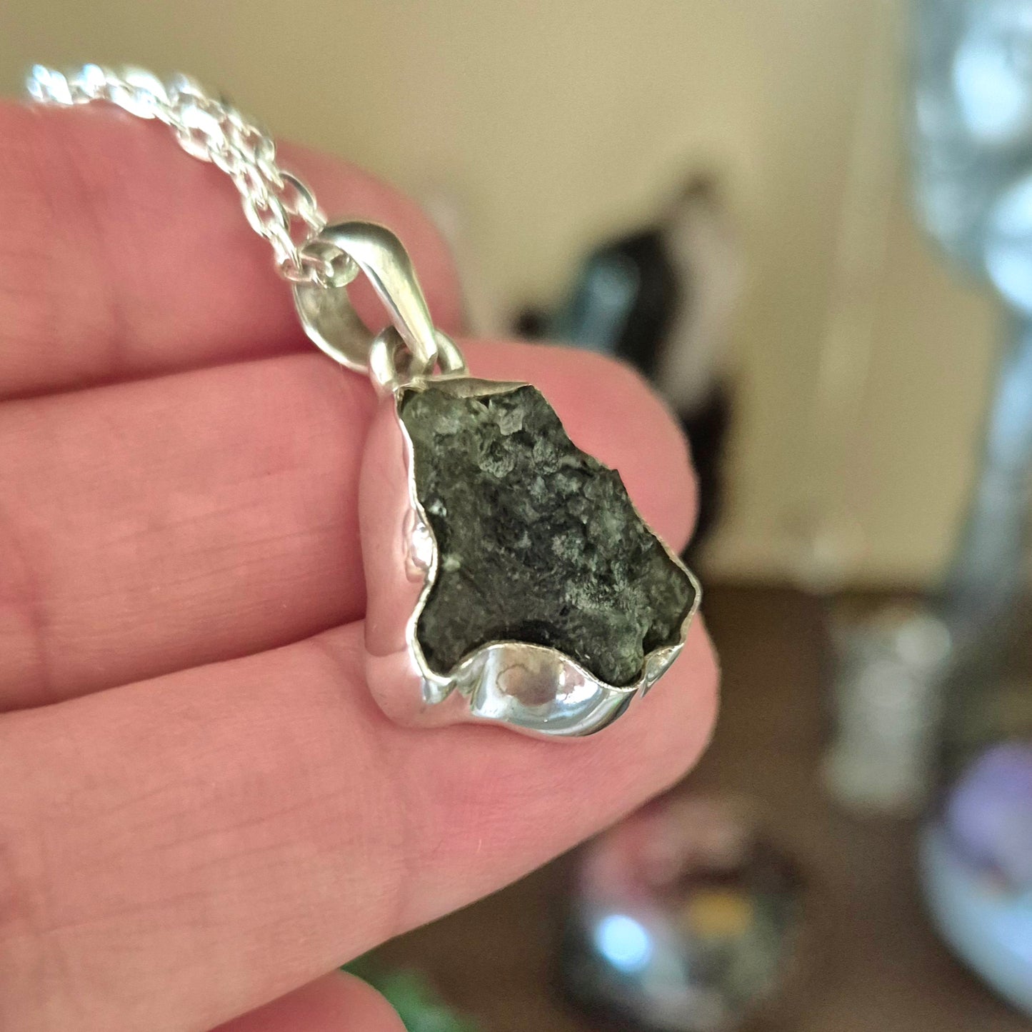 Moldavite Pendant