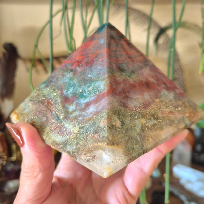 Ocean Jasper Pyramid