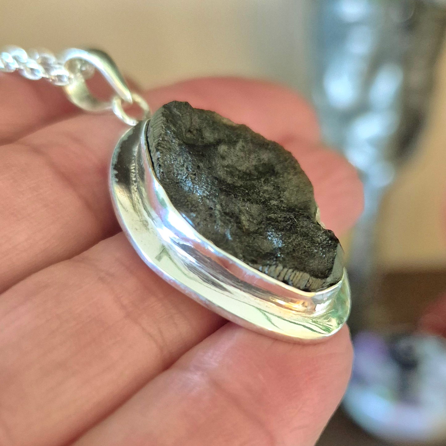 Moldavite Pendant