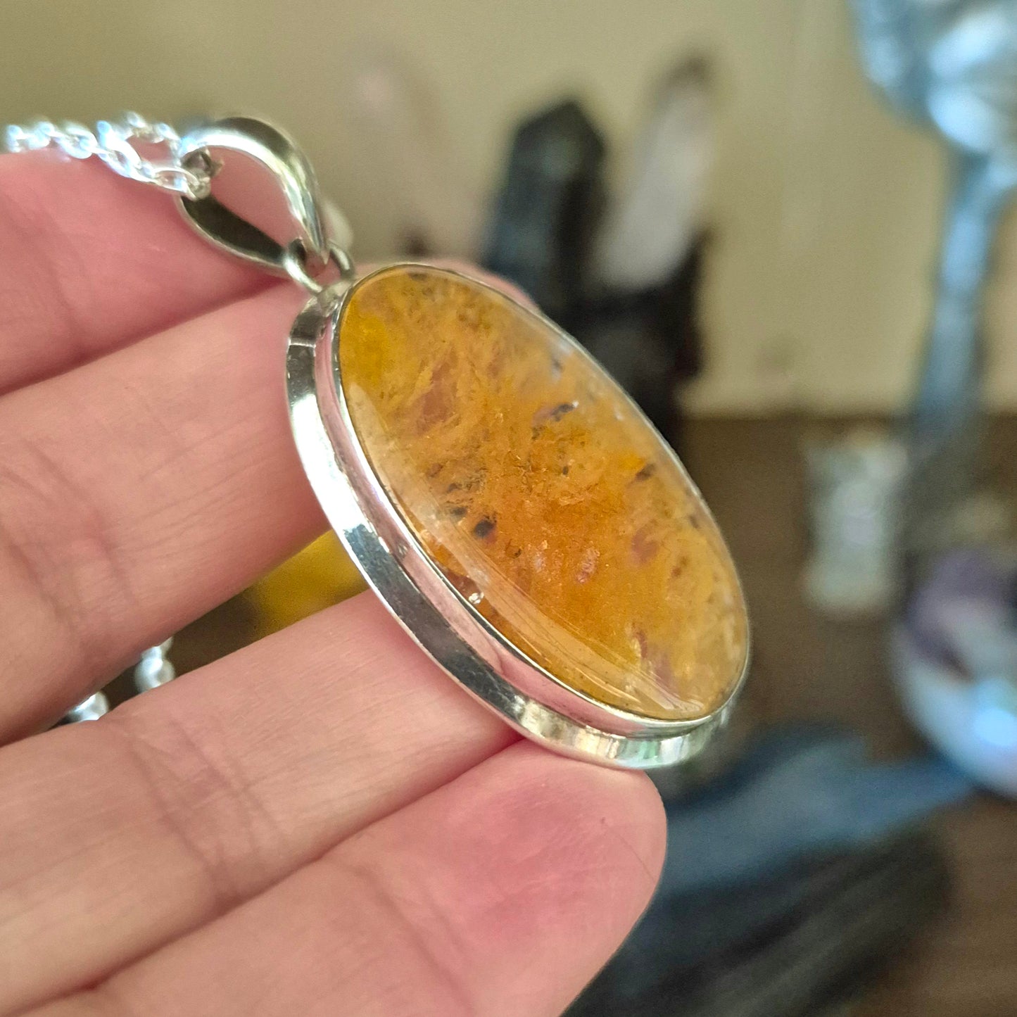 Orange Aventurine Pendant